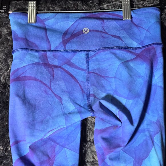 Lululemon Wunder Under III Leggings Womens 2 Midnight Tulle Multi Yoga Gym - Picture 6 of 9